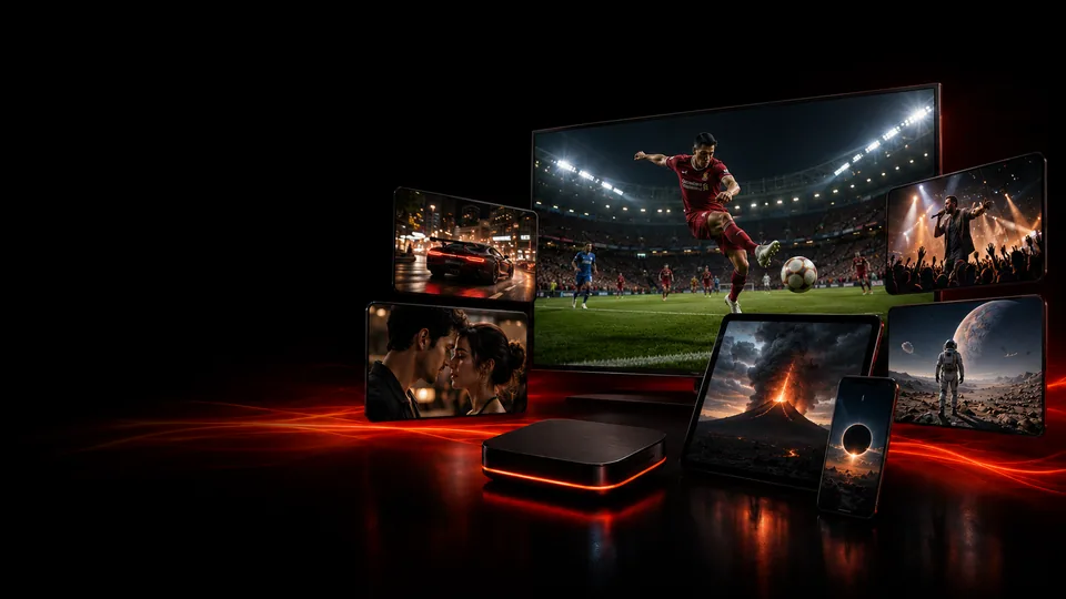 Premium IPTV service comparison across television and mobile devices